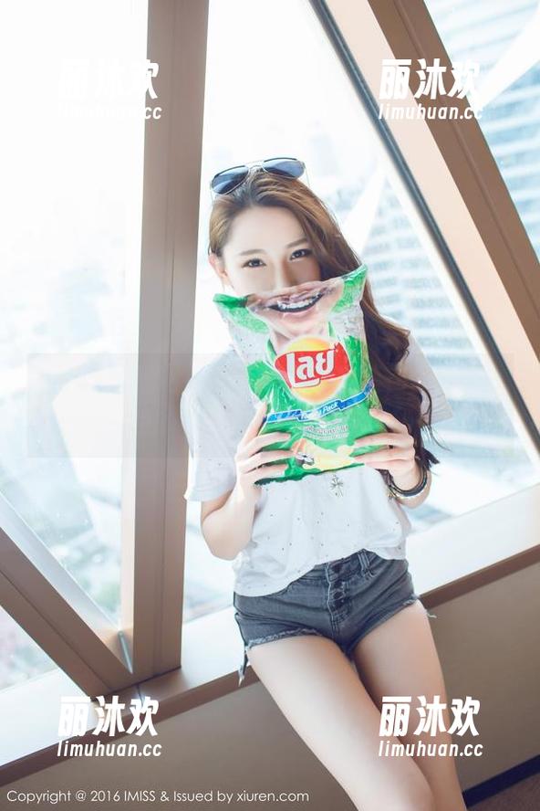 IMiss爱蜜社 - 莉娜lena和浪花的游戏，新的美图在海边等呼唤！