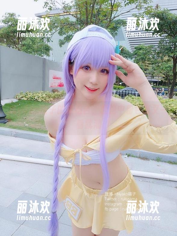 Nyako喵子的这组合，原图中粉色高叉一看就潮