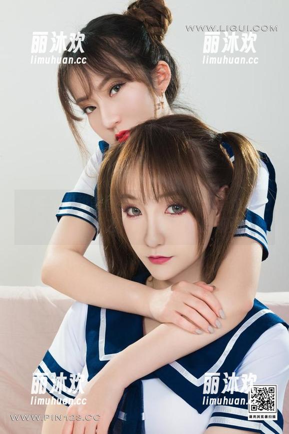 丽柜 - 甜甜美图合集：海边的风景也为她驻足，气氛之下简直是调皮的麻豆。